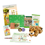 Cheetah Stuffed Animal edZOOcation Conservationist Box (Age 9-12)