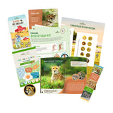 Cheetah Stuffed Animal edZOOcation Conservationist Box (Age 9-12)