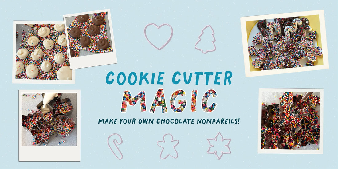 ✨ Cookie Cutter Magic: Make Your Own Chocolate Nonpareils!