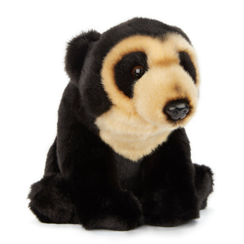 Front view of 11'' plush Andean bear stuffed animal
