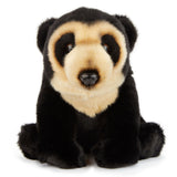 Front view of 11'' plush Andean bear stuffed animal