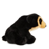 Side view of 11'' plush Andean bear stuffed animal