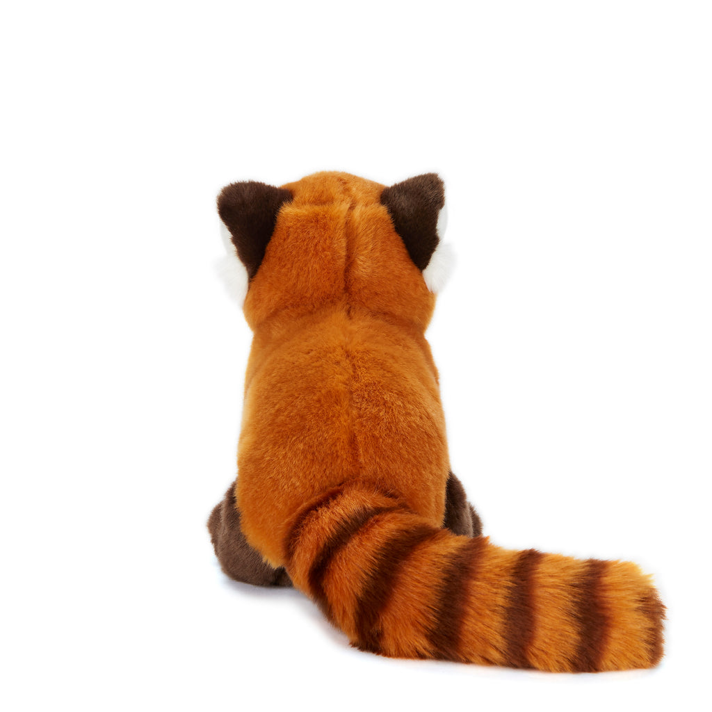 Back View of 12 Inch Stuffed Red Panda Plush Stuffed Animal