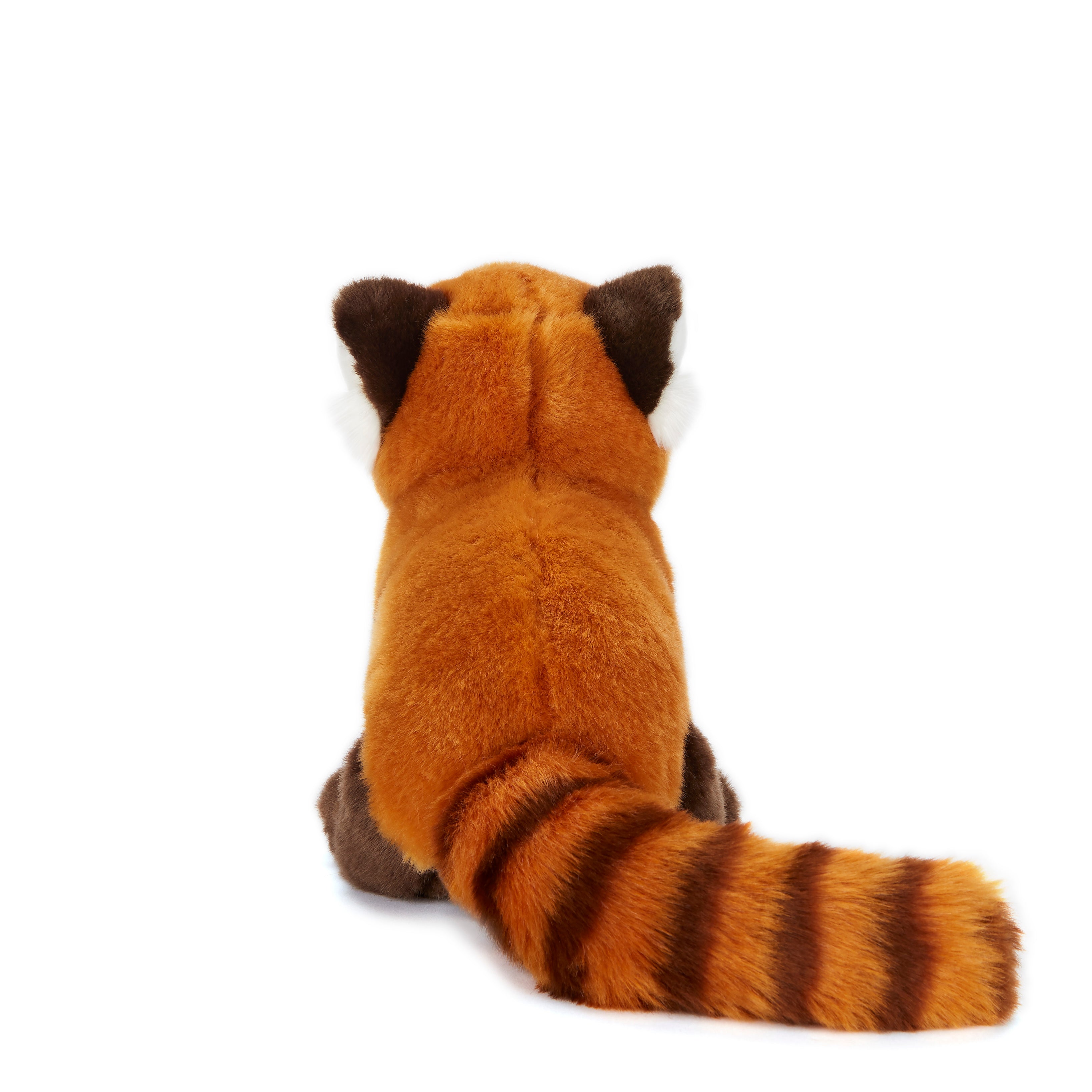 Back View of 12 Inch Stuffed Red Panda Plush Stuffed Animal