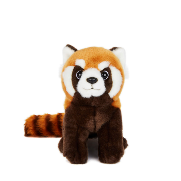 Front View of 12 Inch Stuffed Red Panda Plush Stuffed Animal
