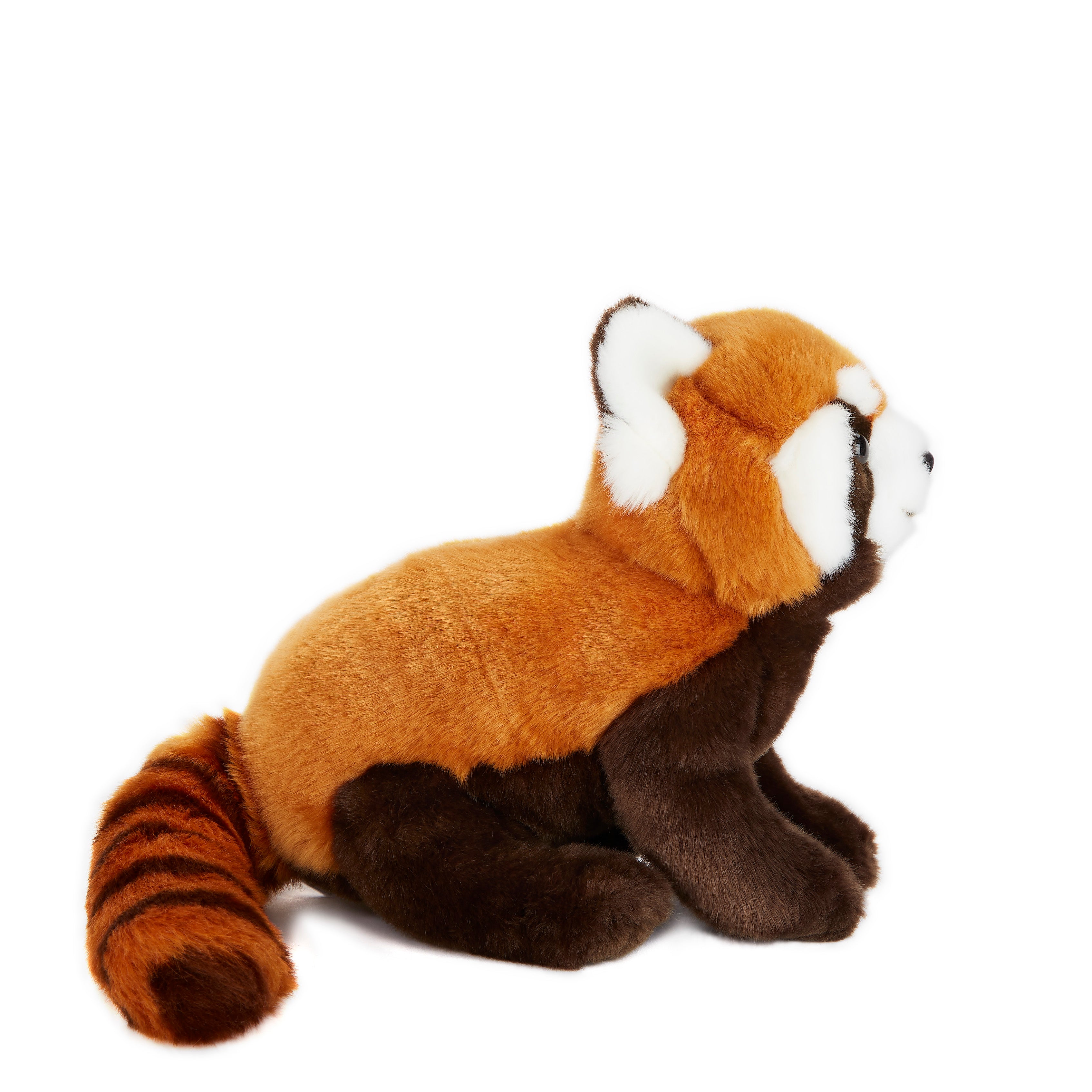 Side View of 12 Inch Stuffed Red Panda Plush Stuffed Animal