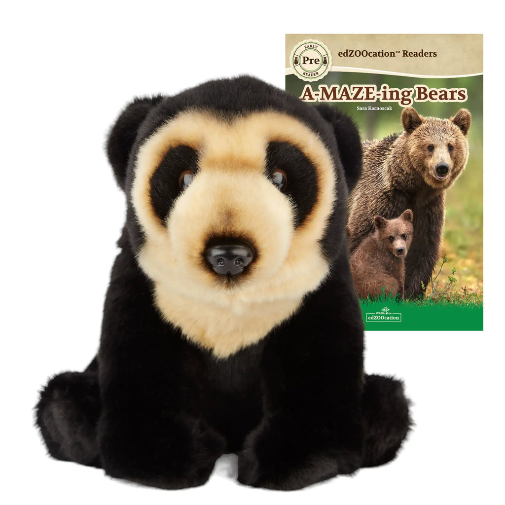 11” Plush + Zookeeper Reader Book: Andean Bear (Ages 3–5)