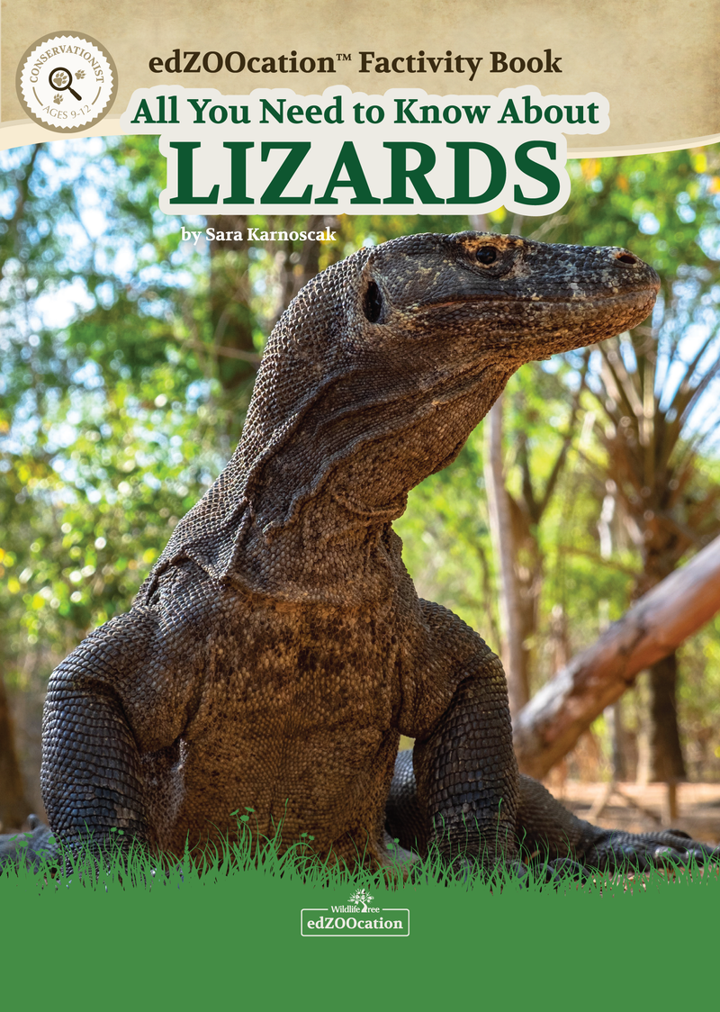 All You Need to Know About Lizards edZOOcation™ Factivity Book - eBook Digital Download