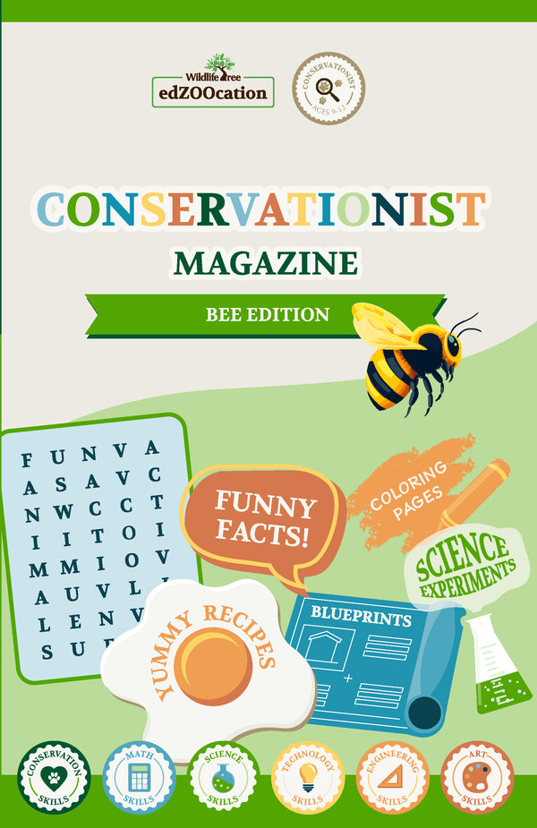 edZOOcation™ Conservationist Activity Magazine - Bee Edition