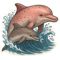 Decal Sticker: Dolphin