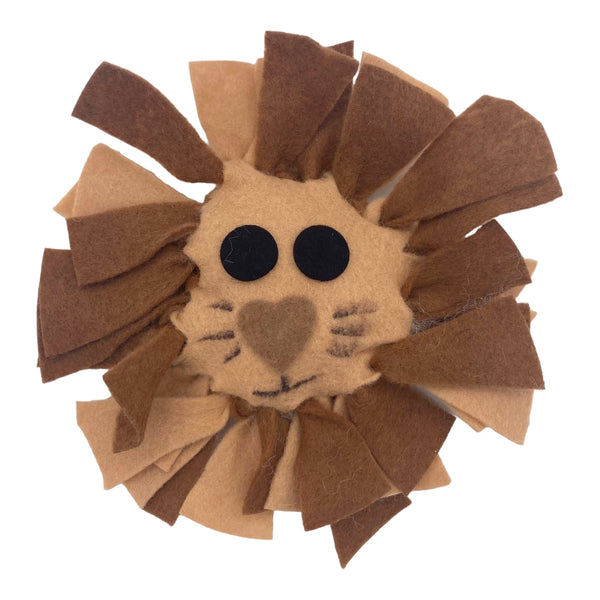 No-Sew Lion Pillow Kit: Craft a Cozy Companion, No Needles Required!