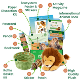 edZOOcation™ Zoologist Box (Age 6-8) - 3 Months (One Time Purchase, Non-Renewing)