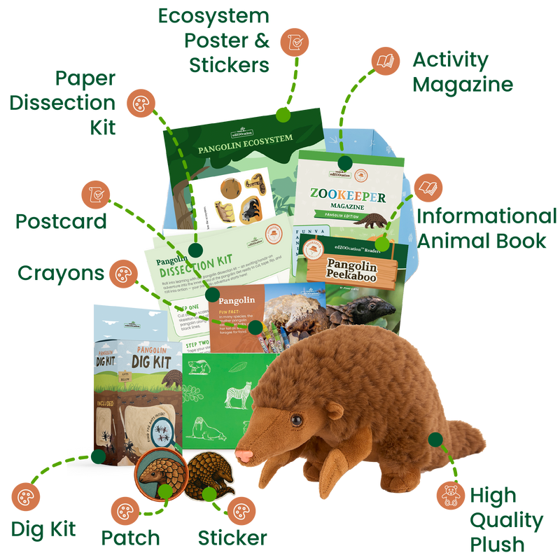 edZOOcation™ Zookeeper Box (Age 3-5) - 12 Months