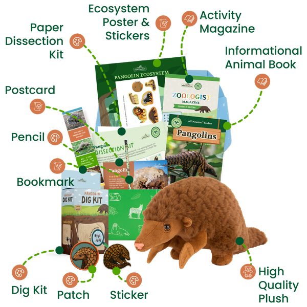 edZOOcation™ Zoologist Box (Age 6-8) - 3 Months