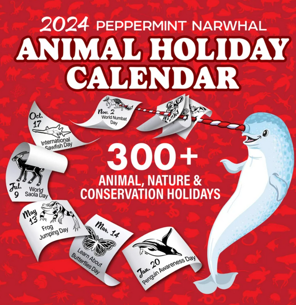 Peppermint Narwhal 2024 Calendar