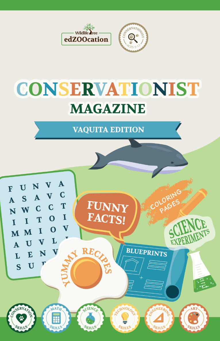 edZOOcation™ Conservationist Activity Magazine - Dolphin Edition