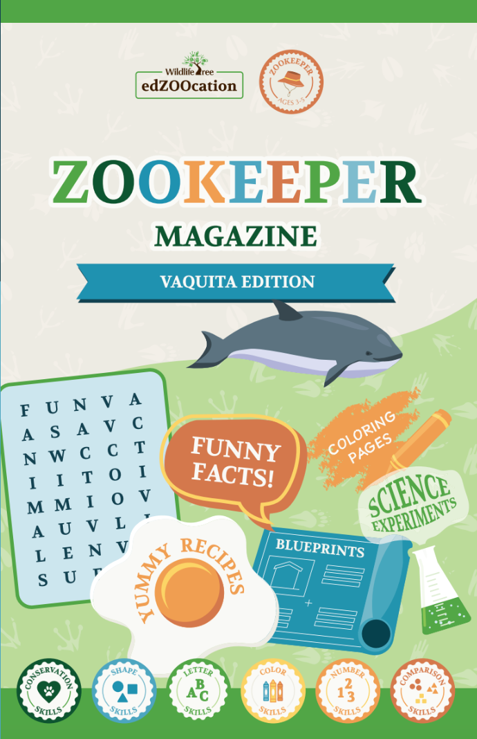 edZOOcation™ Zookeeper Activity Magazine - Dolphin Edition