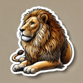 Decal Sticker: Lion