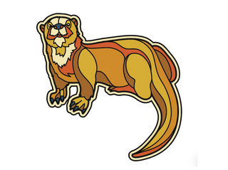Sea Otter Enamel Pin