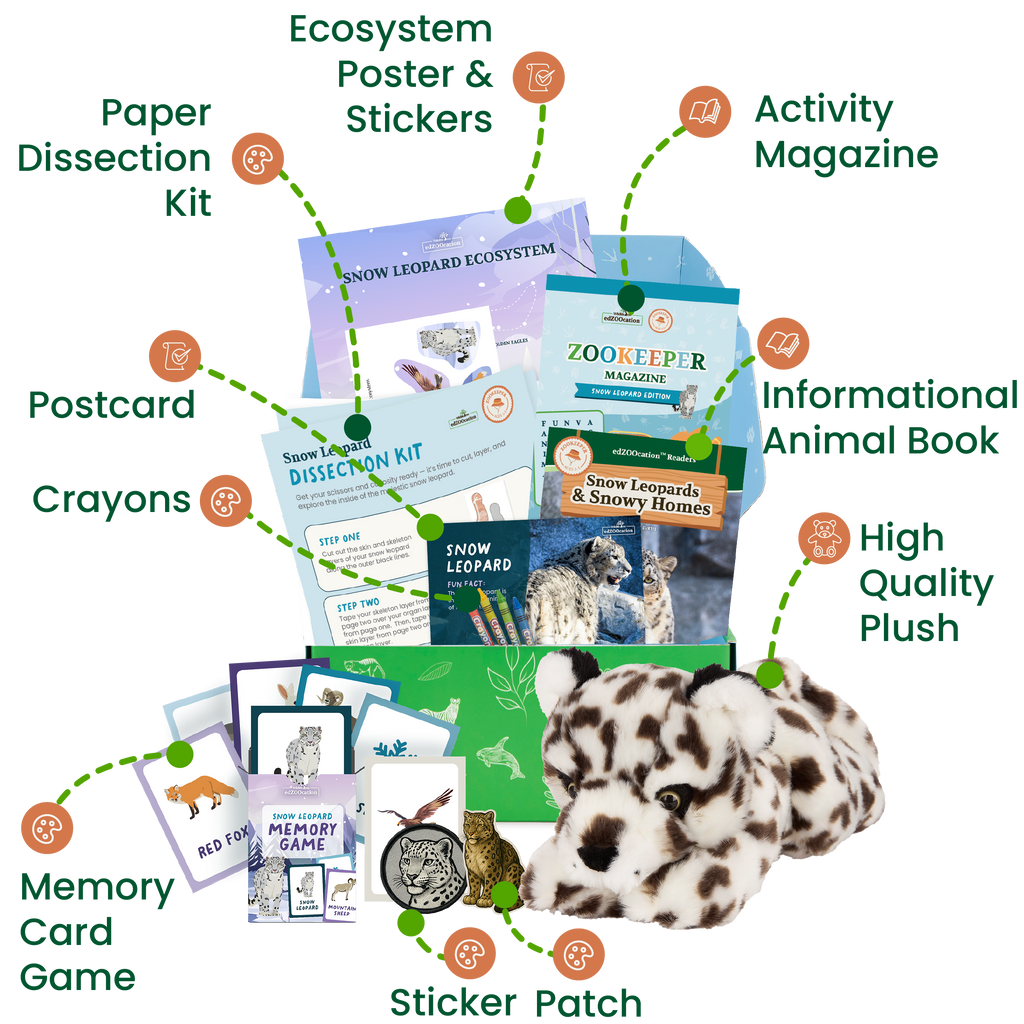 edZOOcation™ Zookeeper Box (Age 3-5) - 3 Months