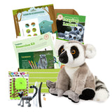 Lemur Stuffed Animal edZOOcation Zookeeper Box (Ages 3-5)