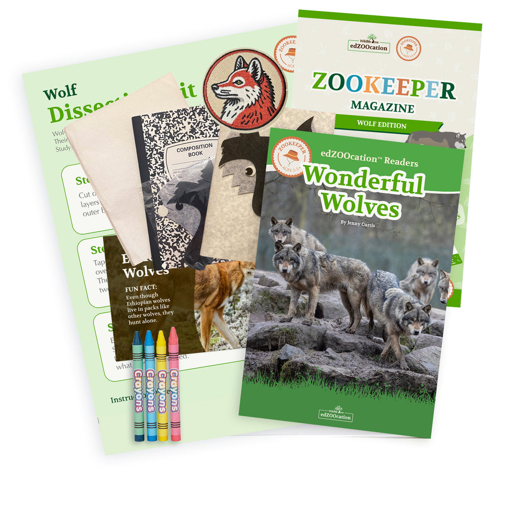 Wolf Zookeeper Box (Ages 3-5)
