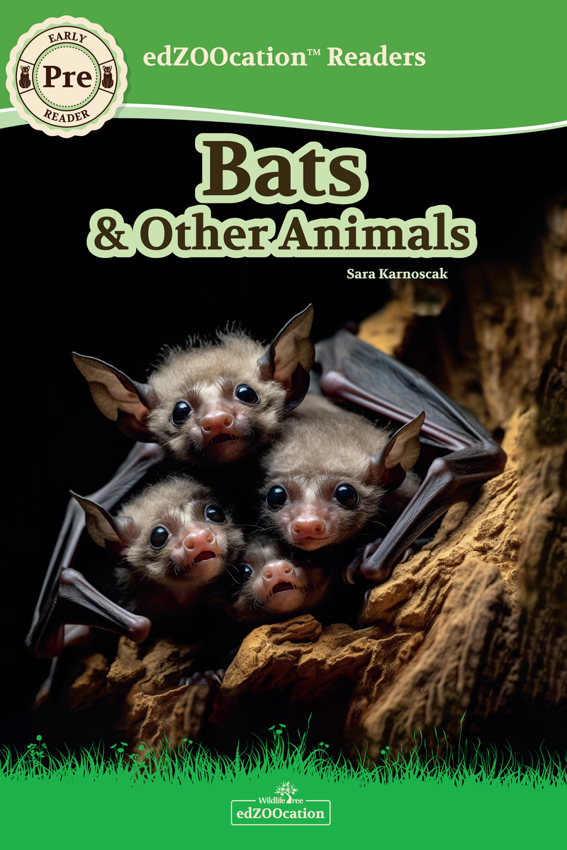 Bats & Other Animals Wildlife Tree edZOOcation™ Readers Book (Pre-Reader) - eBook Digital Download