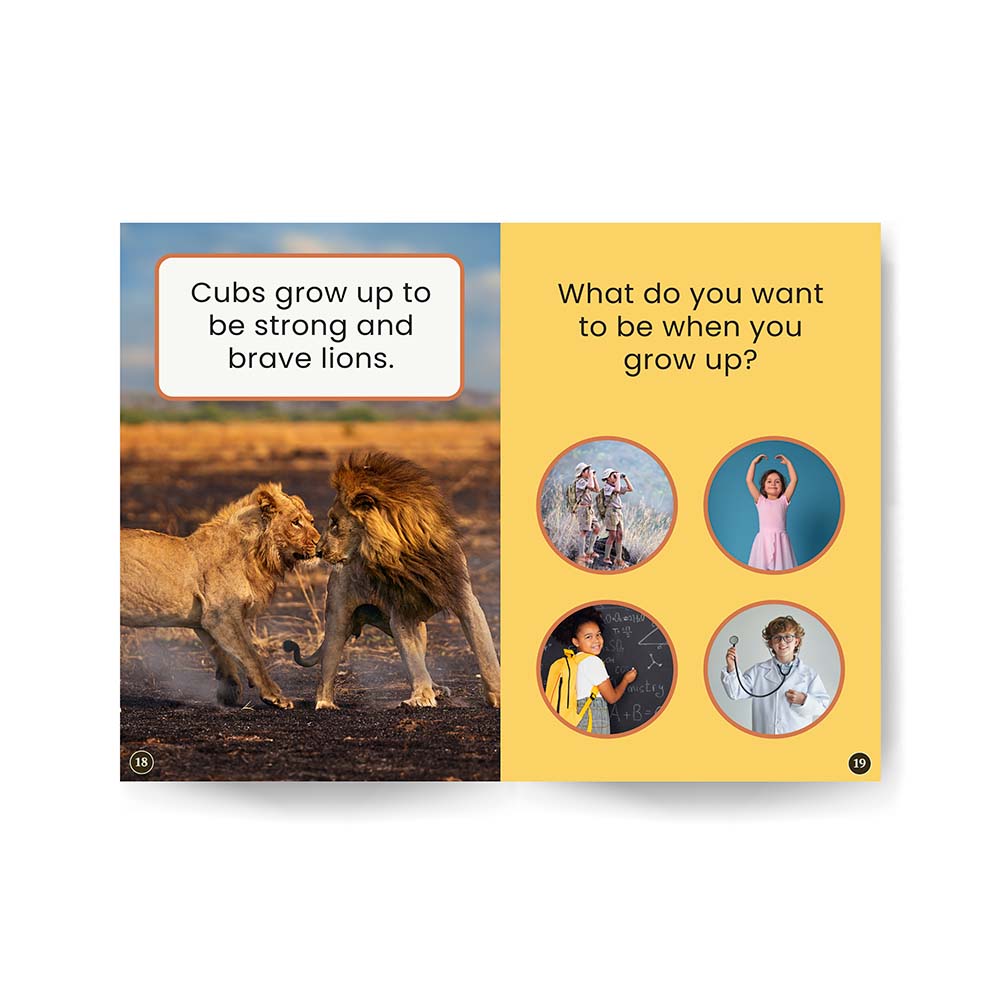 Lions edZOOcation Zookeeper Book - Paperback