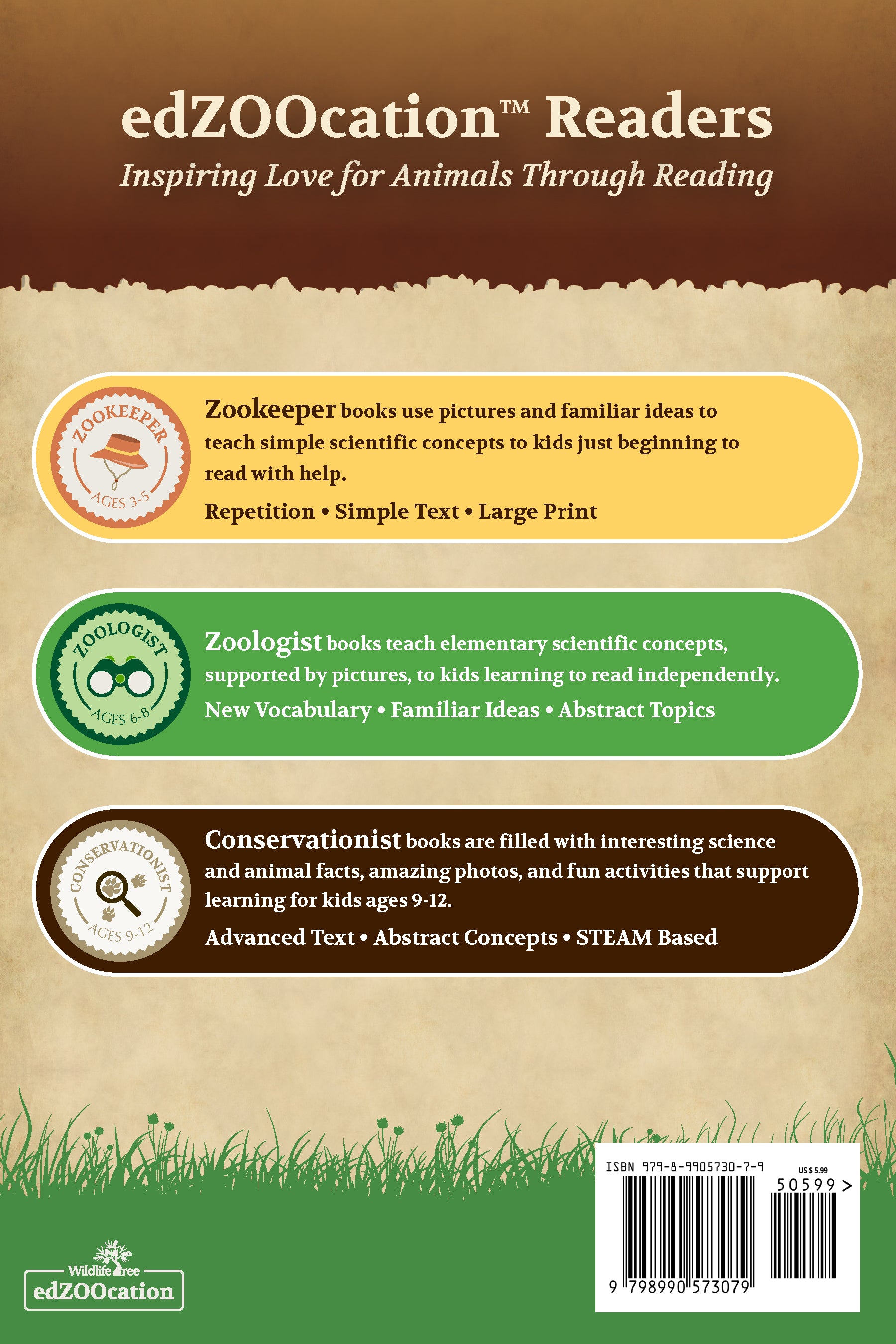 Wonderful Wolves edZOOcation Zookeeper Book - Paperback