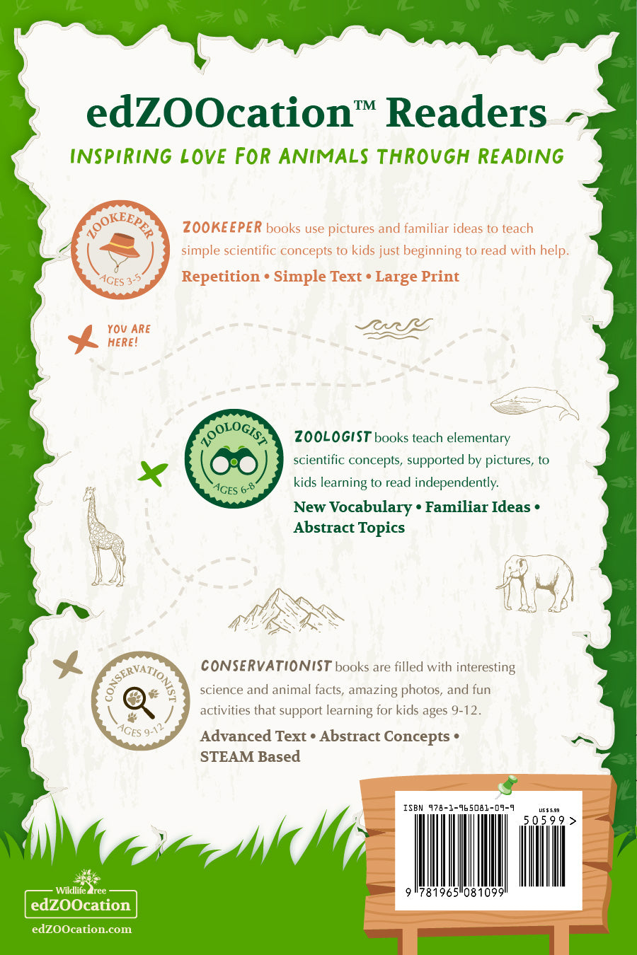 Cheetahs edZOOcation Zoologist Book - Paperback