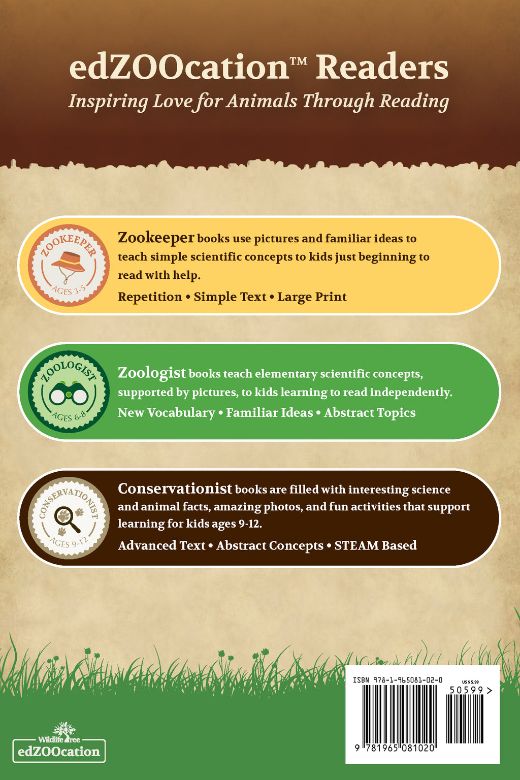 Giraffes edZOOcation Zookeeper Book - Paperback