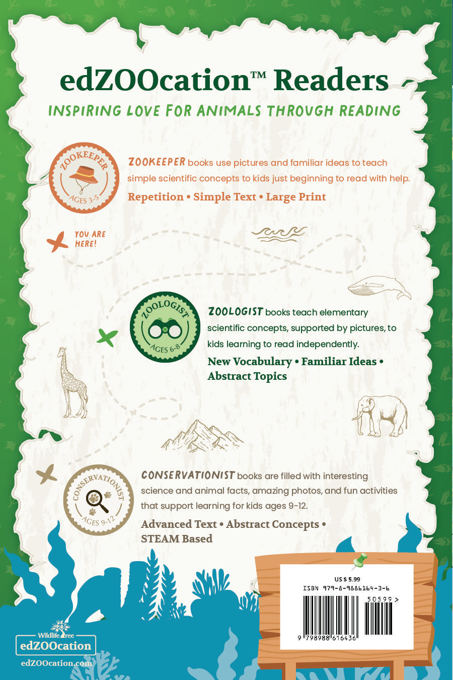 Sea Stars in Many Colors edZOOcation Zookeeper Book - Paperback