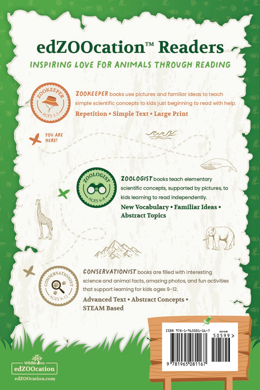 Lions edZOOcation Zookeeper Book - Paperback