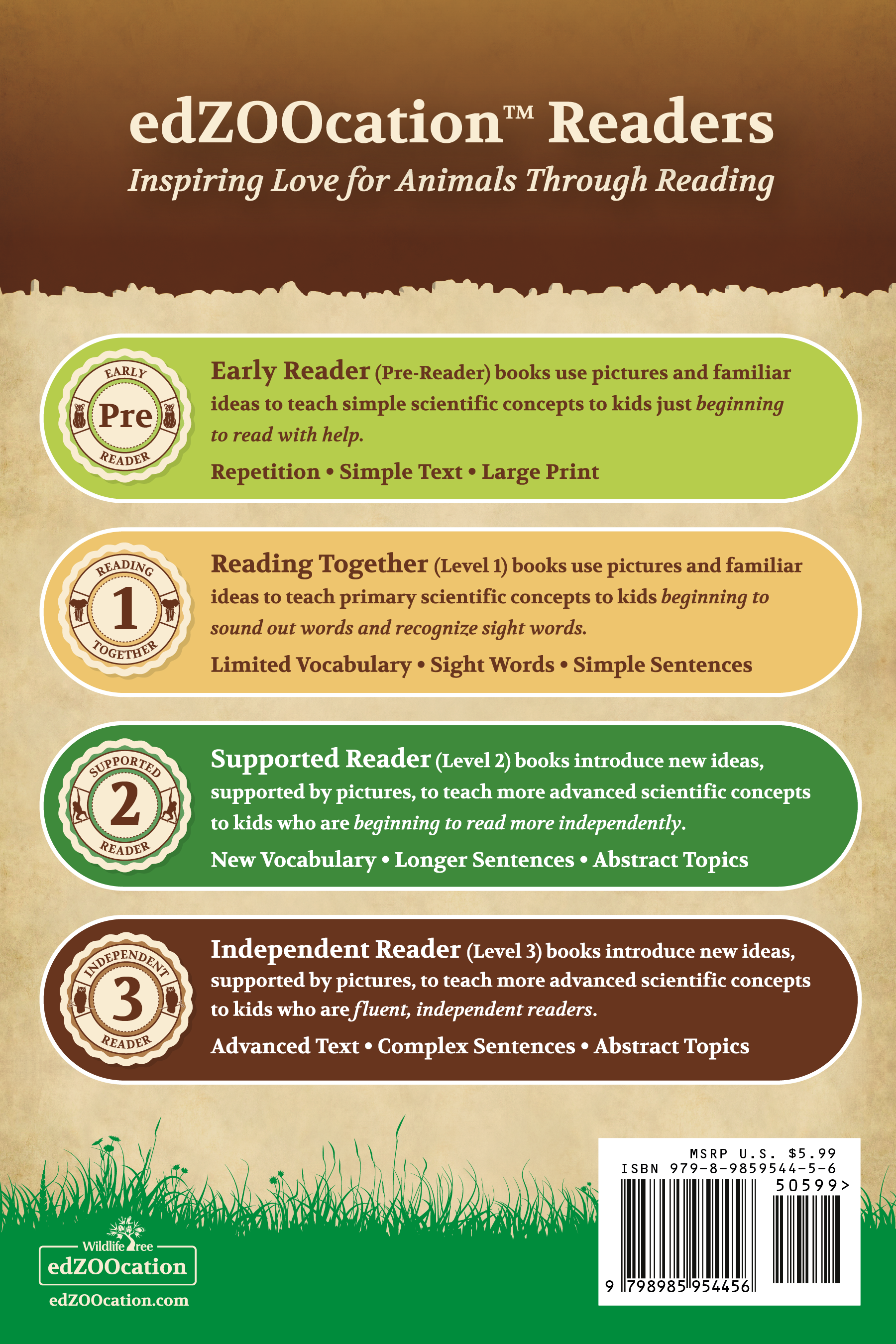 Gorillas and You Wildlife Tree edZOOcation™ Readers Book (Pre-Reader) - Paperback