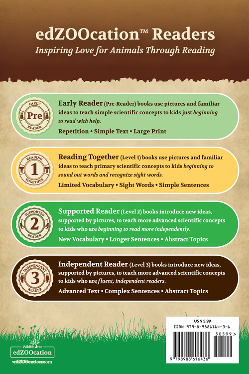 Red Panda Babies Wildlife Tree edZOOcation™ Readers Book (Pre-Reader)- Paperback