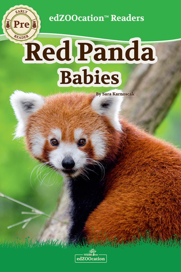 Red Panda Babies Wildlife Tree edZOOcation™ Readers Book (Pre-Reader)- Paperback