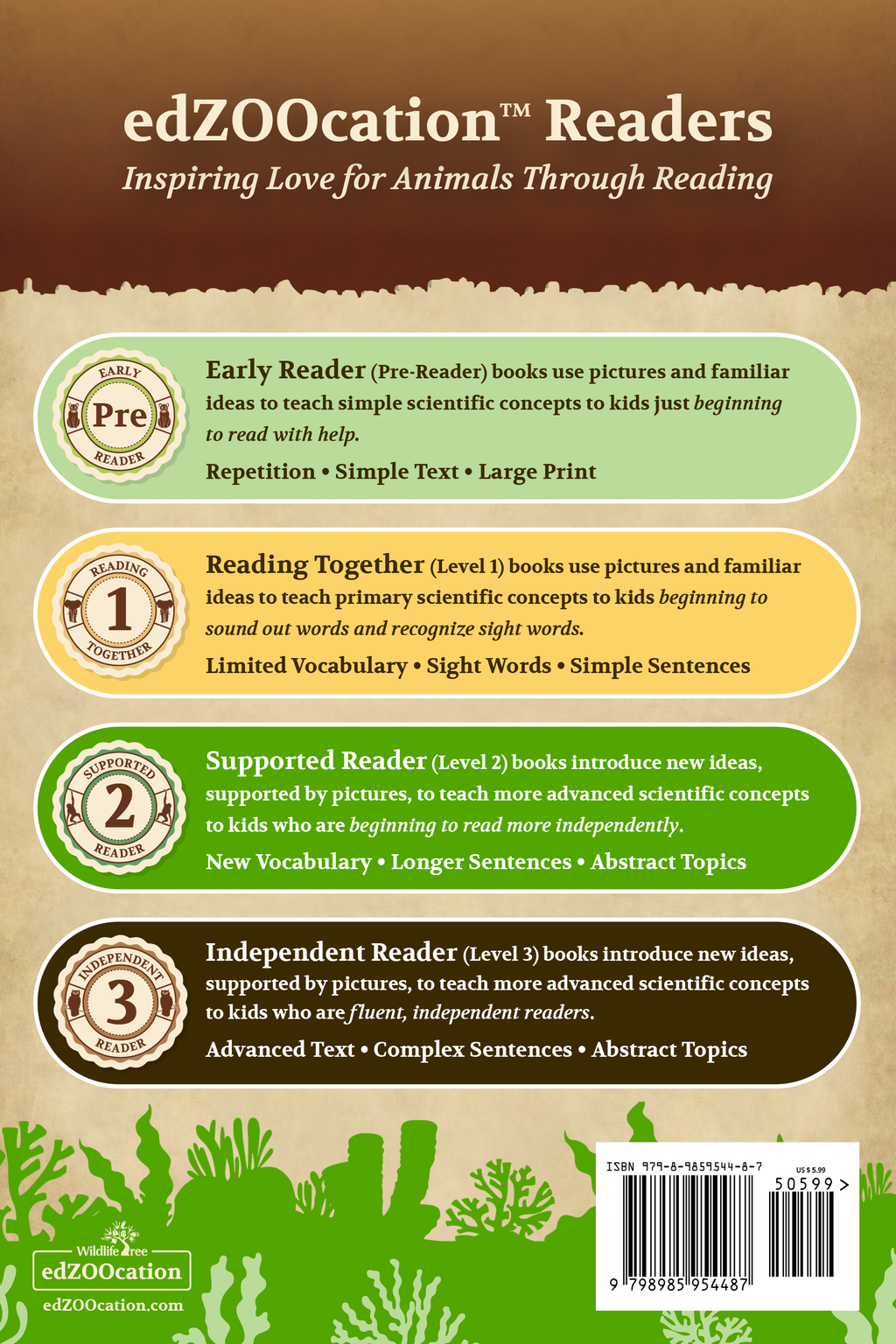 So Many Sharks Wildlife Tree edZOOcation™ Readers Book (Pre-Reader) - Paperback