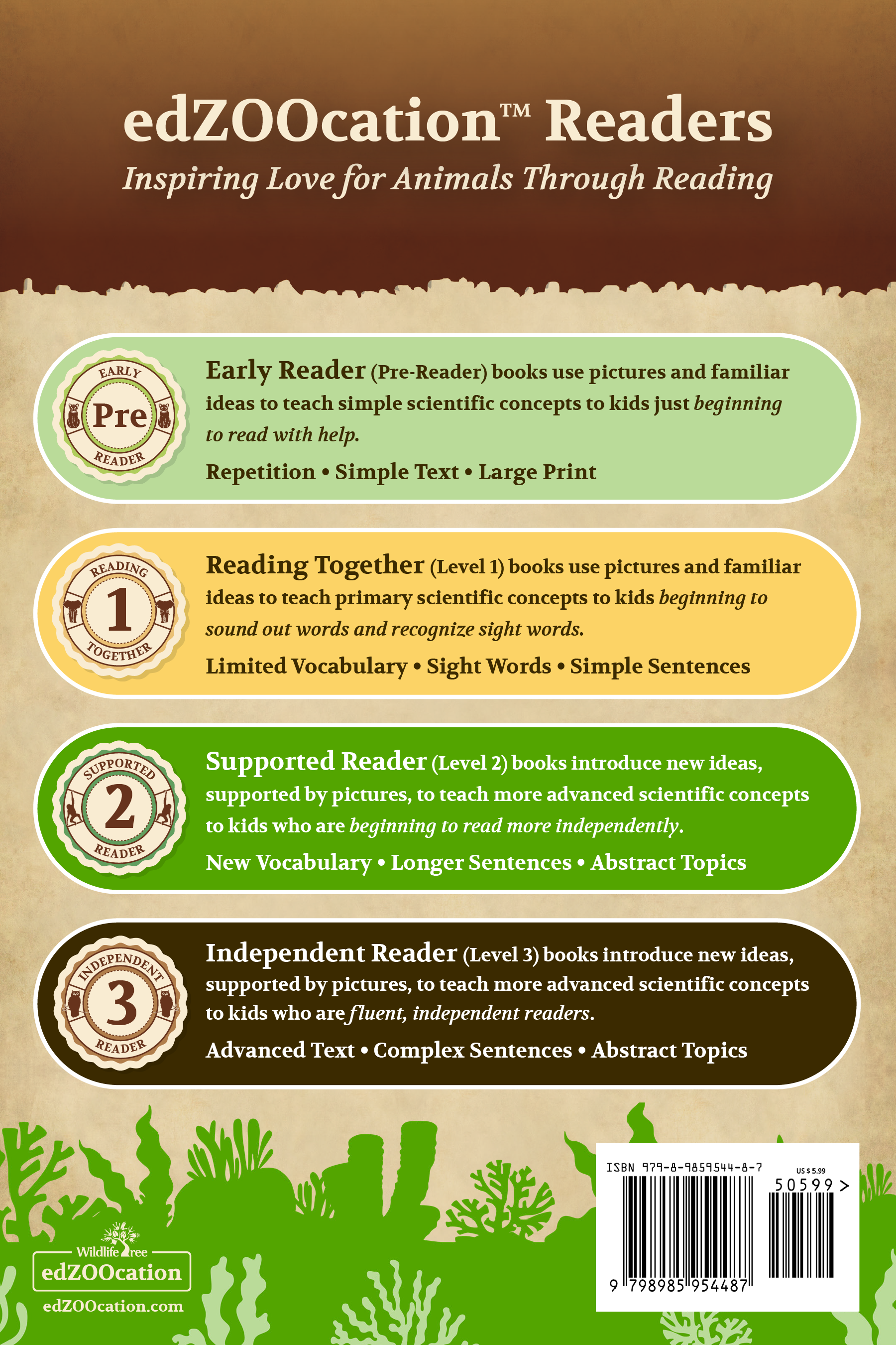 So Many Sharks Wildlife Tree edZOOcation™ Readers Book (Pre-Reader) - Paperback