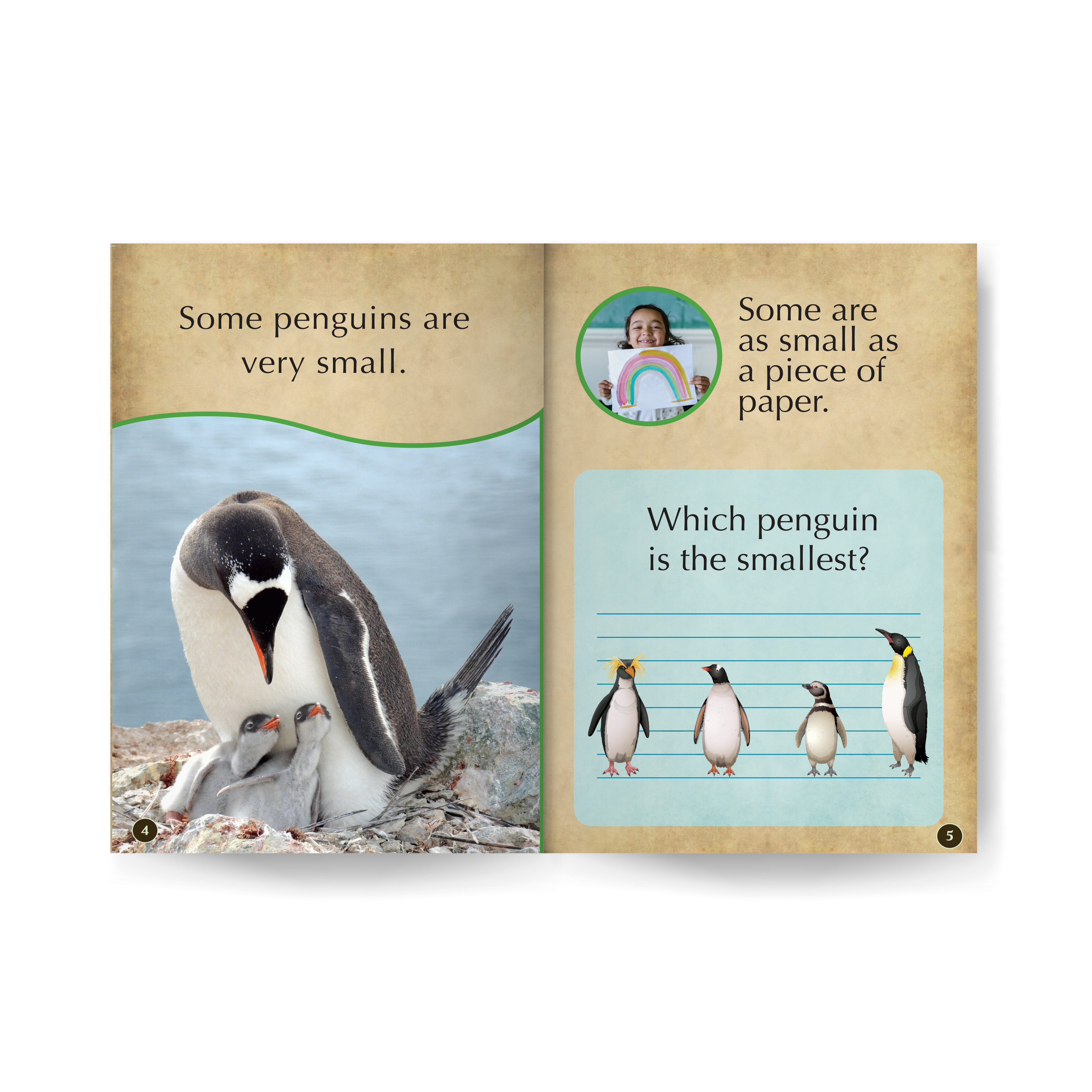 Big Penguin, Little Penguin Wildlife Tree edZOOcation™ Readers Book (Pre-Reader) - Paperback