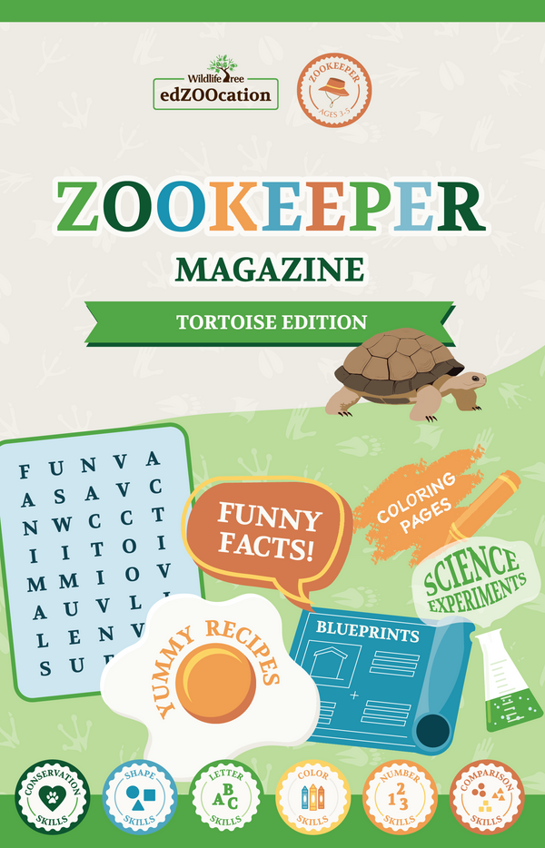 Kids’ Tortoise Zookeeper Edition Activity Magazine - Fun & Educational