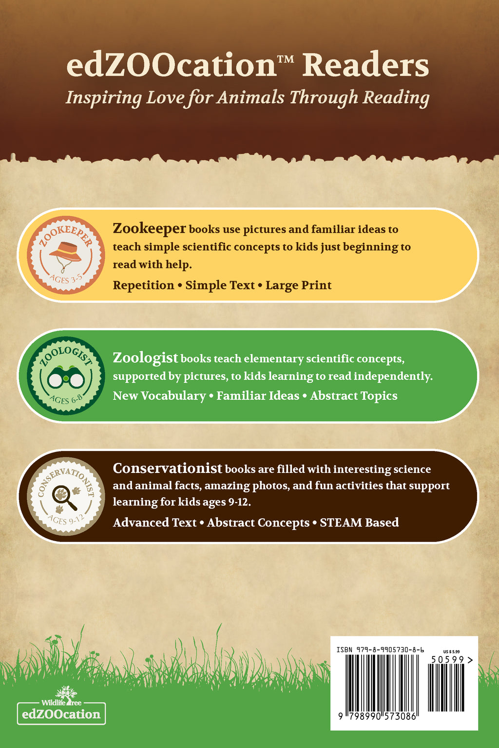 Wolves edZOOcation Zoologist Book - Paperback