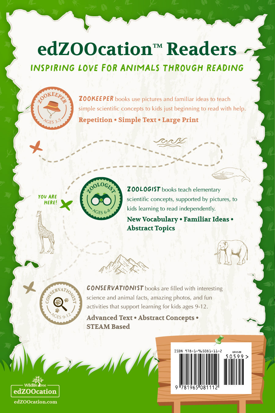 Cheetahs edZOOcation Zookeeper Book - Paperback