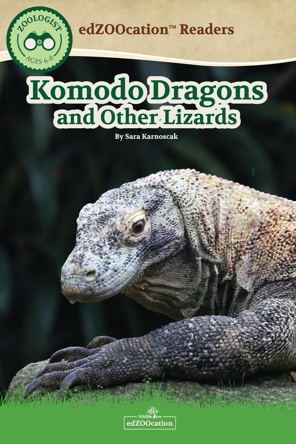 Komodo Dragons & Other Lizards Wildlife Tree edZOOcation™ Readers Book (Level 2) - eBook Digital Download