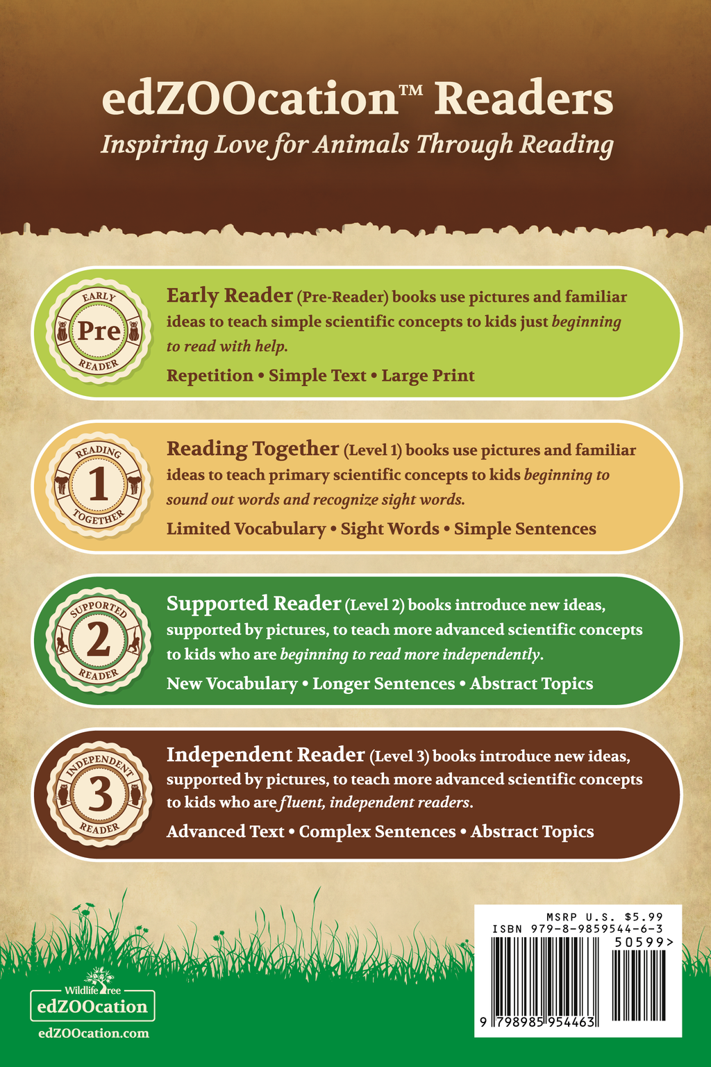 Lions edZOOcation Zoologist Book - Paperback