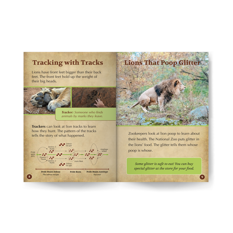 Lions Wildlife Tree edZOOcation™ Readers Book (Level 2) - Paperback