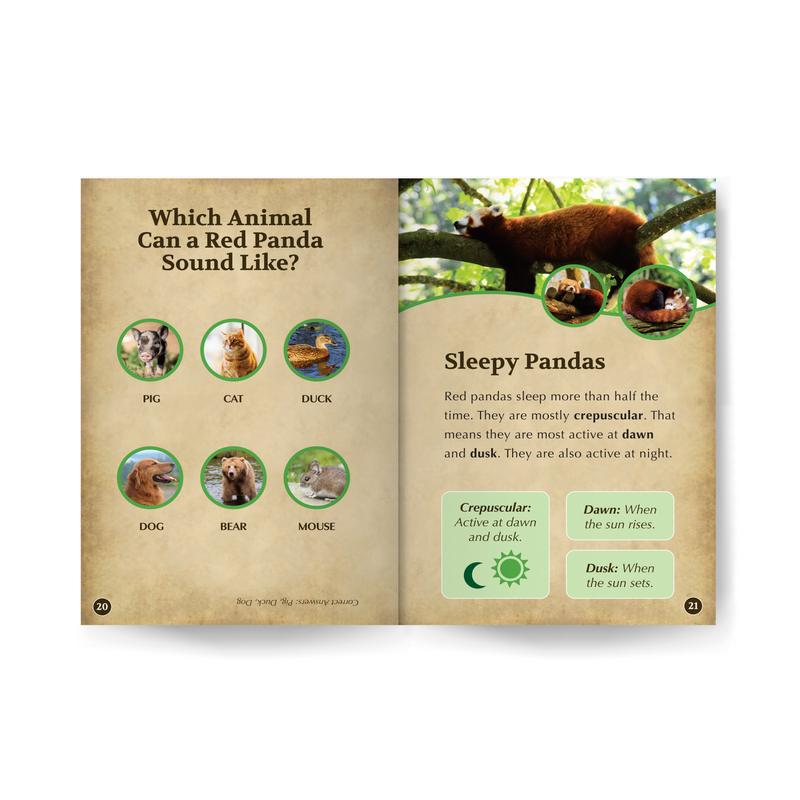 Red Pandas Wildlife Tree edZOOcation™ Readers Book (Level 2) - Paperback