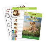 Lion Stuffed Animal edZOOcation™ Zookeeper Box (Ages 3-5)