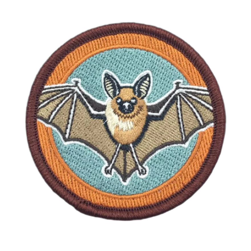 Cute 2.5-inch self-adhesive bat patch for kids' costumes and crafts