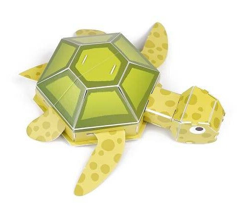 Ocean World 3D Sea Turtle Puzzle Craft Kit for Kids - Educational Toy | Ages 3+