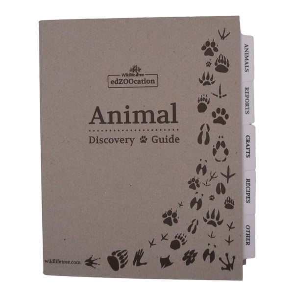edZOOcation Animal Discovery Guide Binder with Tabs